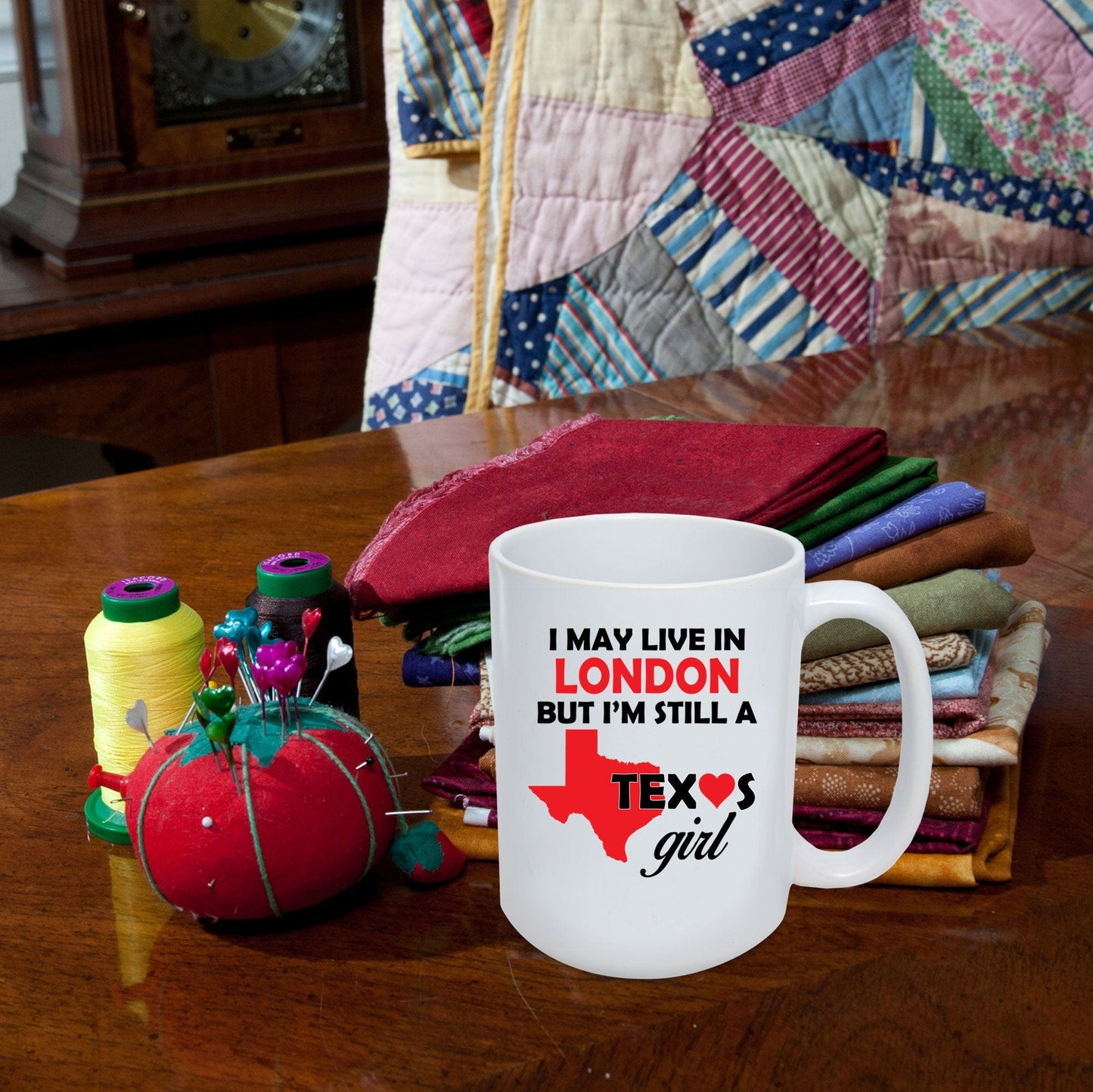 Texas Girl Living in London Mug