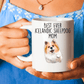 Icelandic Sheepdog World's Best Dog Mom Ceramic Coffee Mug