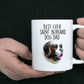 Saint Bernard Best Ever Dog Dad Ceramic Coffee Mug