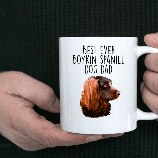 Best Ever Boykin Spaniel Dog Dad Ceramic Coffee Mug