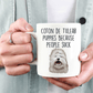 Coton de Tulear Puppies Because People Suck Funny Ceramic Coffee Mug
