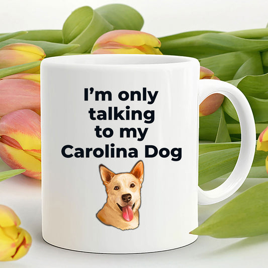 Carolina Funny Dog Coffee Mug - I'm only talking to my Carolina Dog