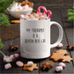 Devon Rex Cat Personalized Ceramic Coffee Mug