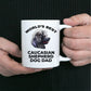 Caucasian Shepherd Best Dog Dad Custom Photo Coffee Mug