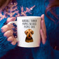 Airedale Terrier Puppies Because People Suck - Funny Dog Ceramic Mug