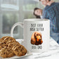 Best Ever Irish Setter Dog Dad Custom Ceramic Coffee Mug
