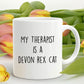 Devon Rex Cat Personalized Ceramic Coffee Mug