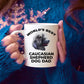 Caucasian Shepherd Best Dog Dad Custom Photo Coffee Mug