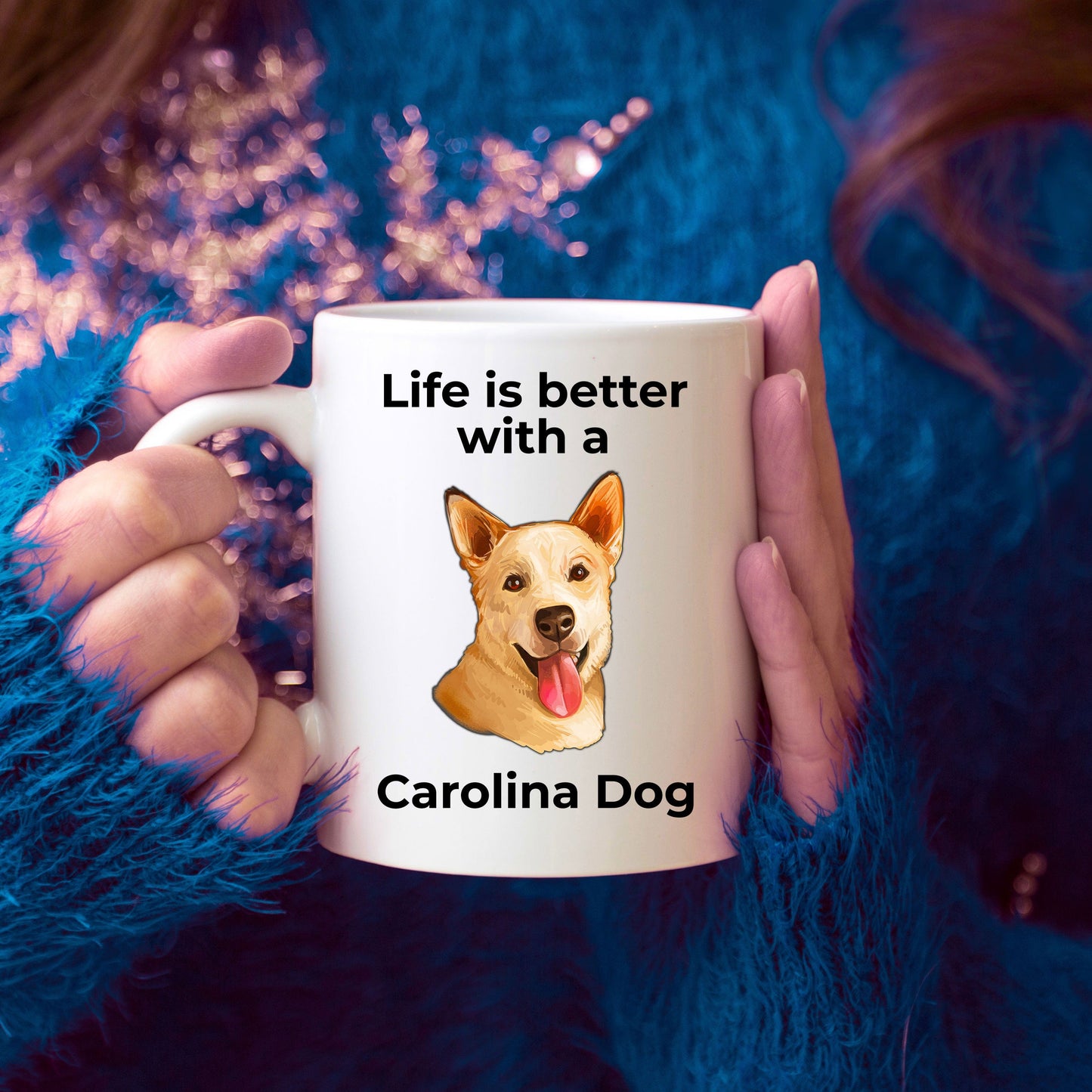 Carolina Yellow Dog Coffee Mug - Life is Better with a Carolina Dog