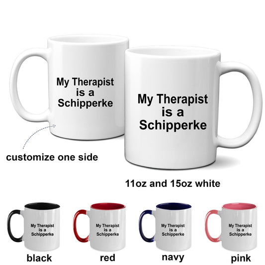 Schipperke Dog Therapist Coffee Mug