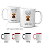 Airedale Terrier Puppies Because People Suck - Funny Dog Ceramic Mug