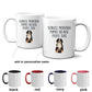 Bernese Mountain Puppies Because People Suck Funny Dog Custom Coffee Mug