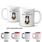 Life is Better with a Bernese Mountain Dog Custom Ceramic Coffee Mug