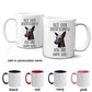 Best Ever Xoloitzcuintli Dog Dad Custom Ceramic Coffee Mug