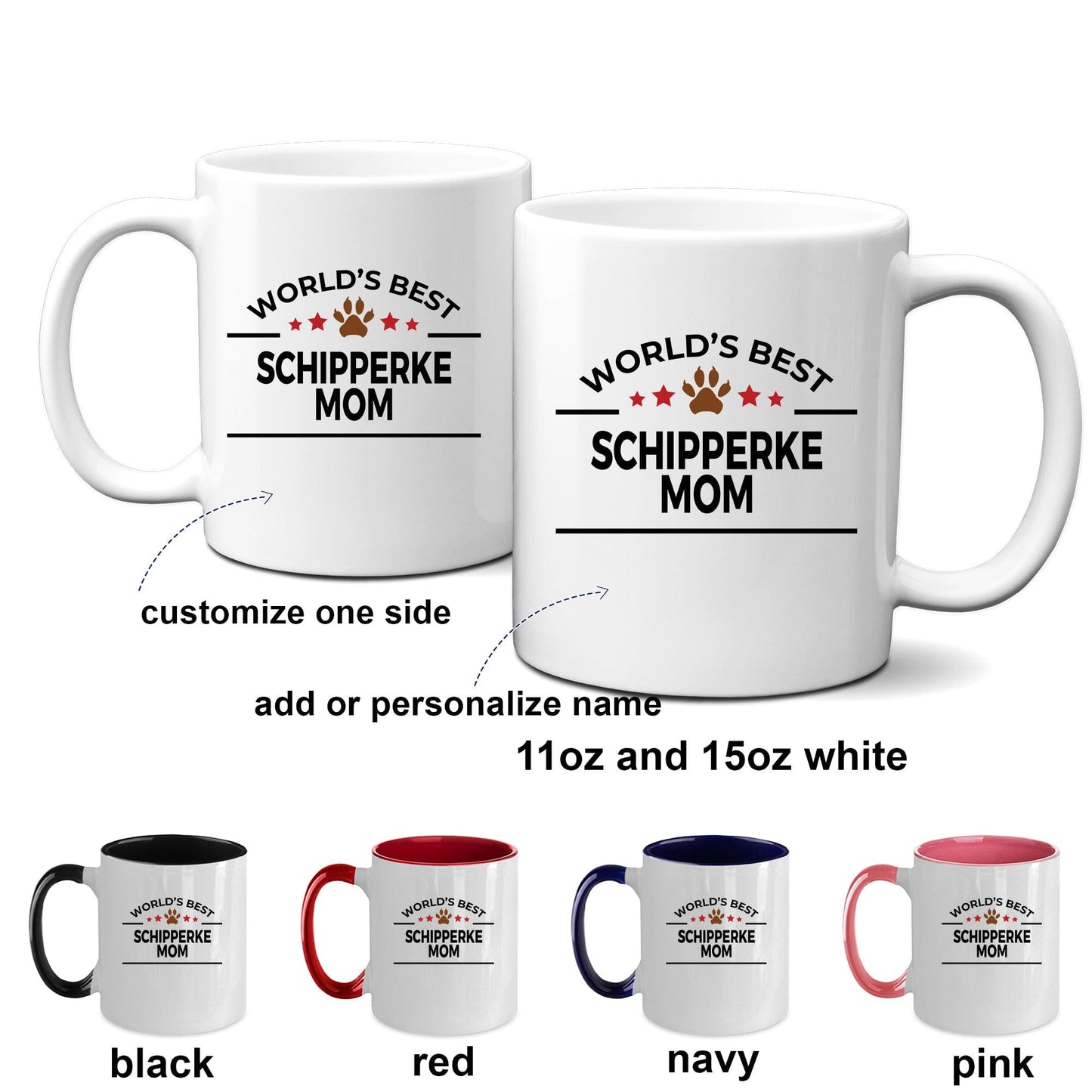 Schipperke Dog Mom Coffee Mug