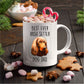 Best Ever Irish Setter Dog Dad Custom Ceramic Coffee Mug