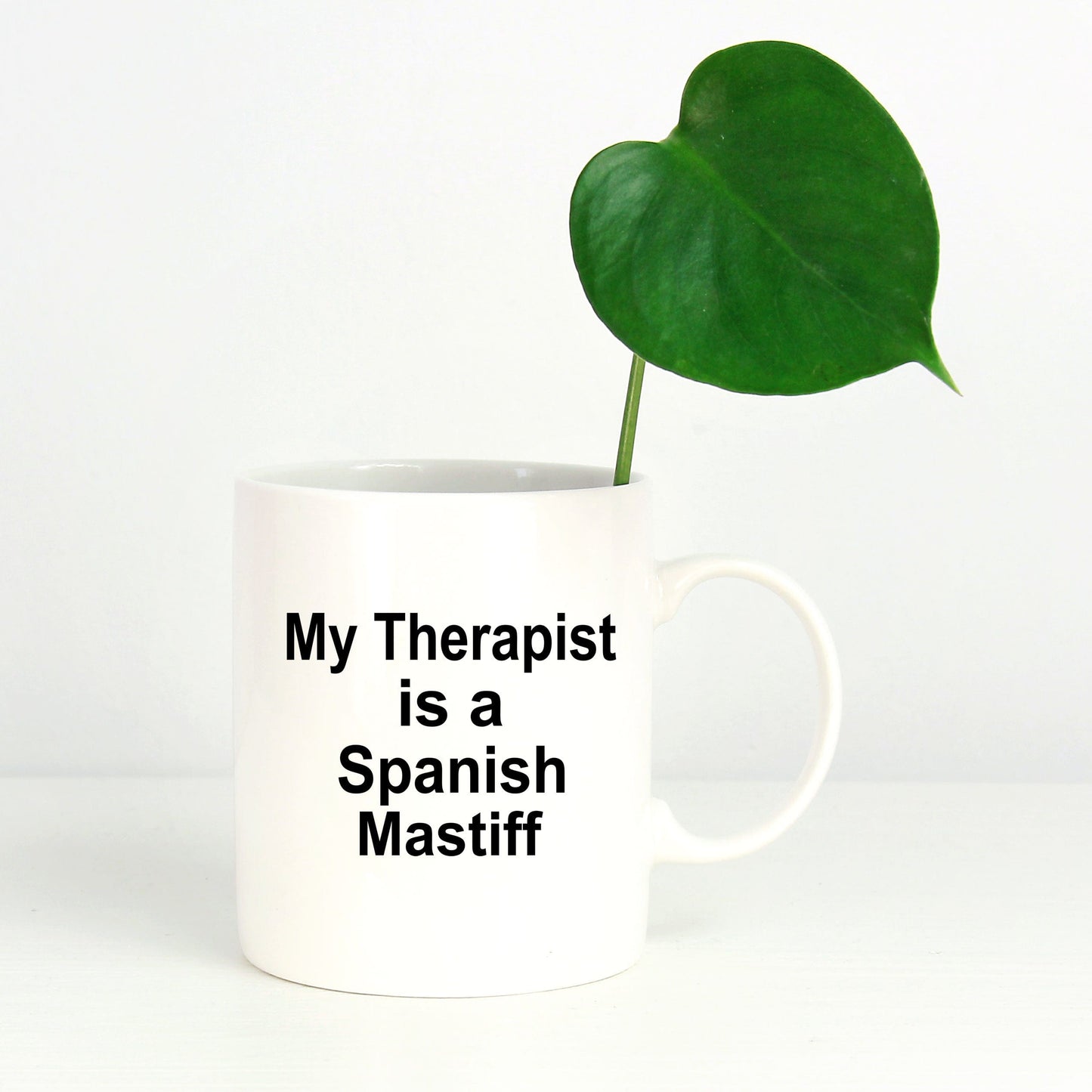 Spanish Mastiff Dog Owner Lover Funny Gift Therapist White Ceramic Coffee Mug