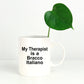 Bracco Italiano Dog Owner Lover Funny Gift Therapist White Ceramic Coffee Mug