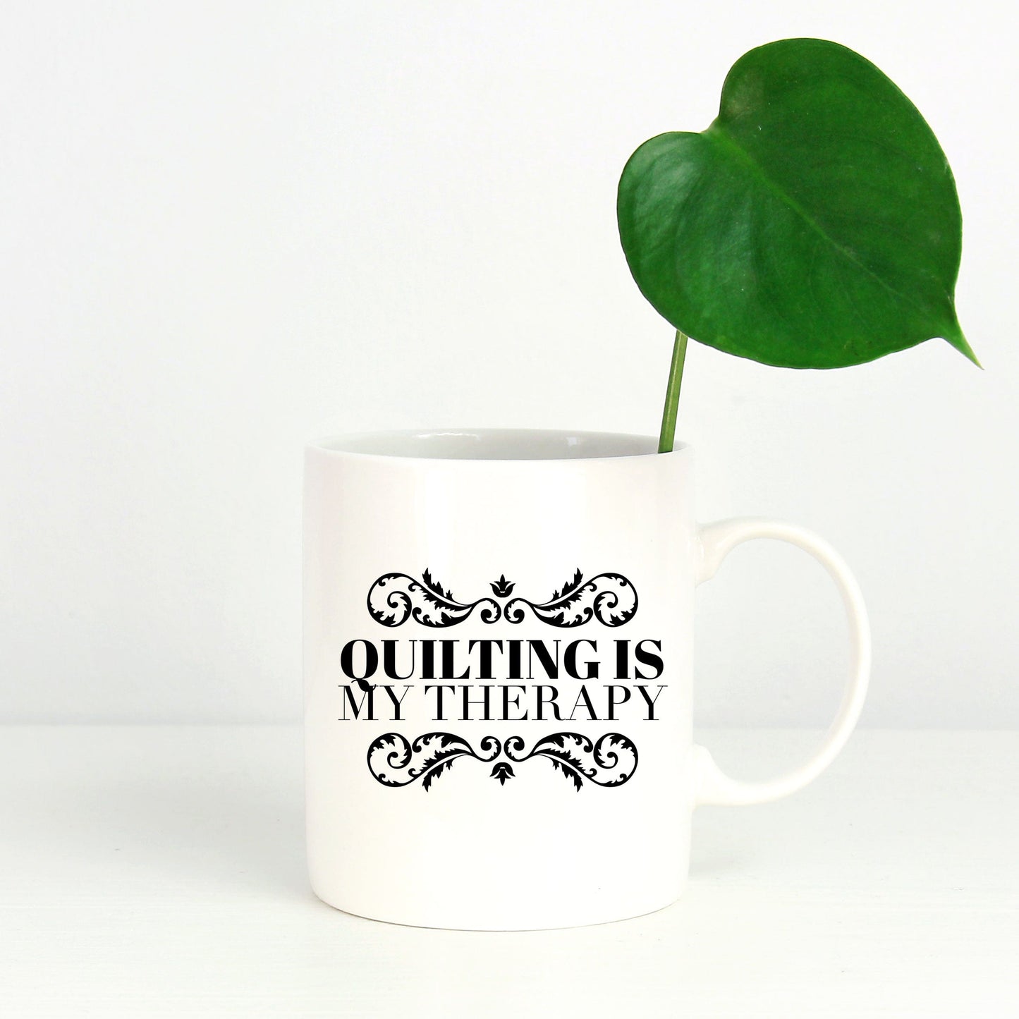 Quilter Gift - Quilting Is My Therapy Coffee Mug