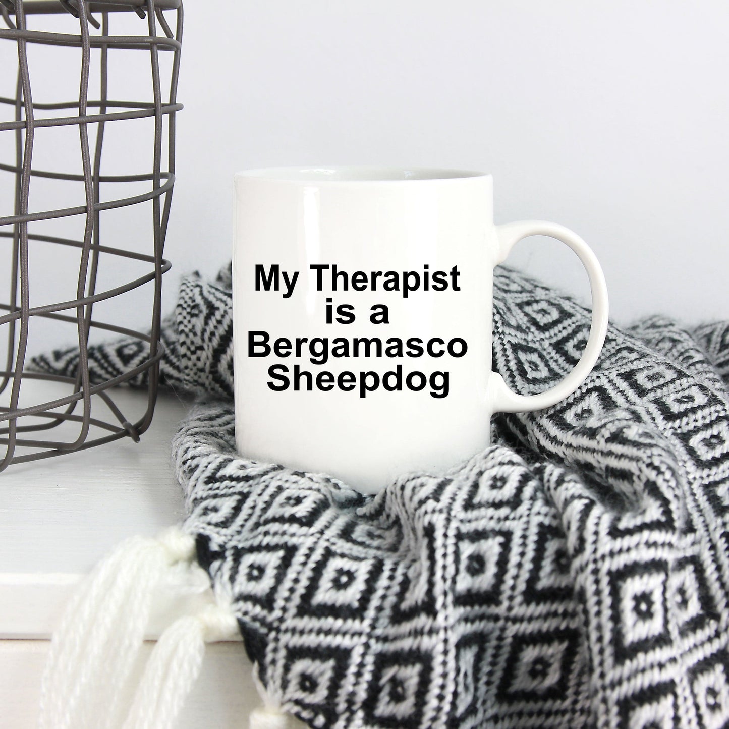 Bergamasco Sheepdog Dog Therapist Coffee Mug