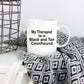 Black and Tan Coonhound Dog Therapist Coffee Mug