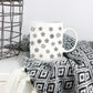 Snowflake White Ceramic Coffee Mug