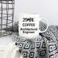 Architectural Engineer Zombie Gift White Ceramic Coffee Cup