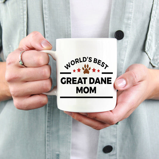 Great Dane Dog Lover Coffee Mug Gift World's Best Mom