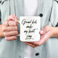 Grandmother or Grandfather Gift Grand-kids Make My Heart Sing White Ceramic Coffee Mug