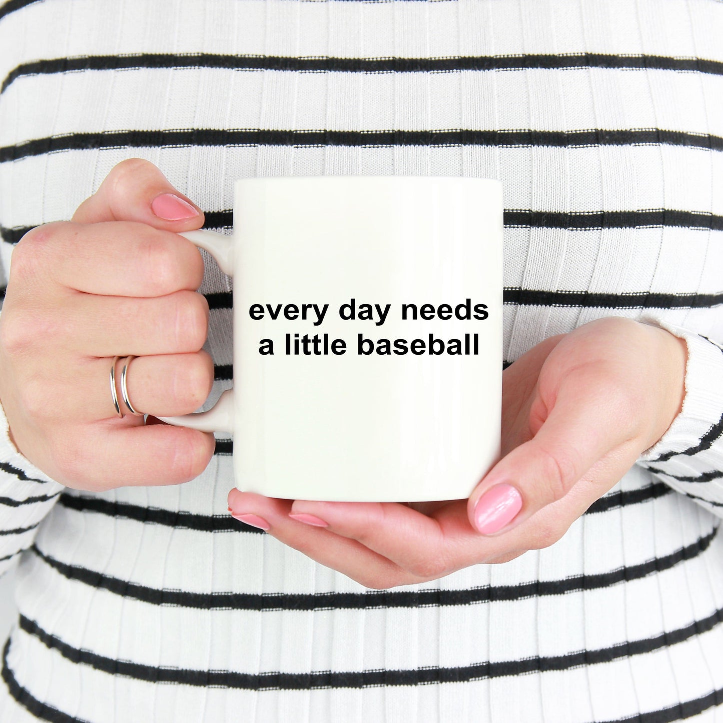 Everday Needs a Little Baseball Sports Fan Funny Novelty Coffee Mug