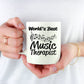 Music Therapist Gift White Ceramic Coffee Mug