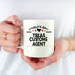 Texas Customs Agent Gift World's Best White Ceramic Coffee Mug