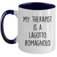 Lagotto Romagnolo Dog Owner Lover Funny Gift Therapist White Ceramic Coffee Mug