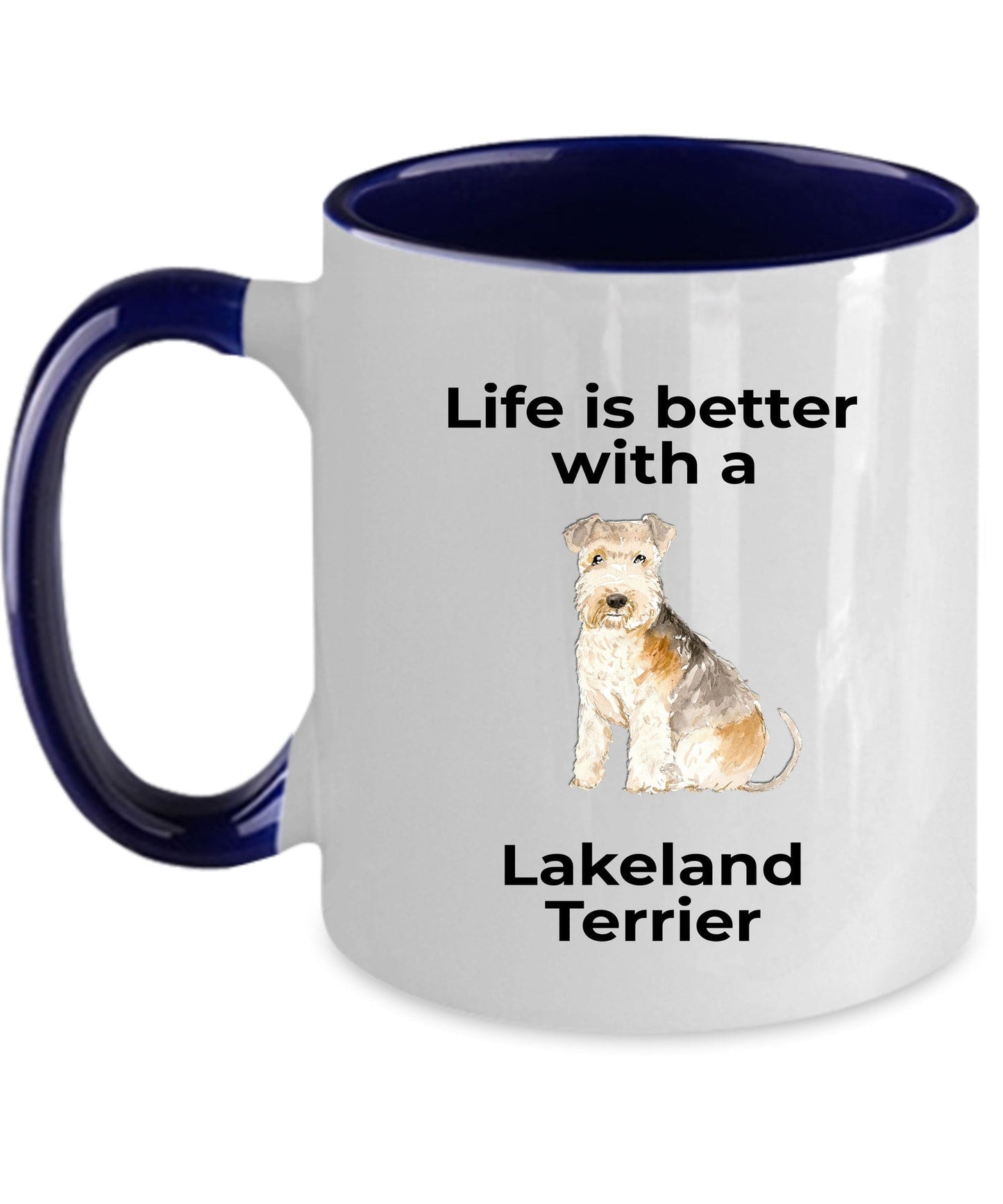 Lakeland Terrier Dog Coffee Mug - Life is Better
