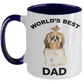 Shih Tzu Best Dog Dad Coffee Mug