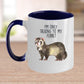 Funny Ferret Custom Ceramic Coffee Mug - I'm Only Talking To My Ferret