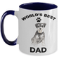 Miniature Schnauzer Best Dad Coffee Mug