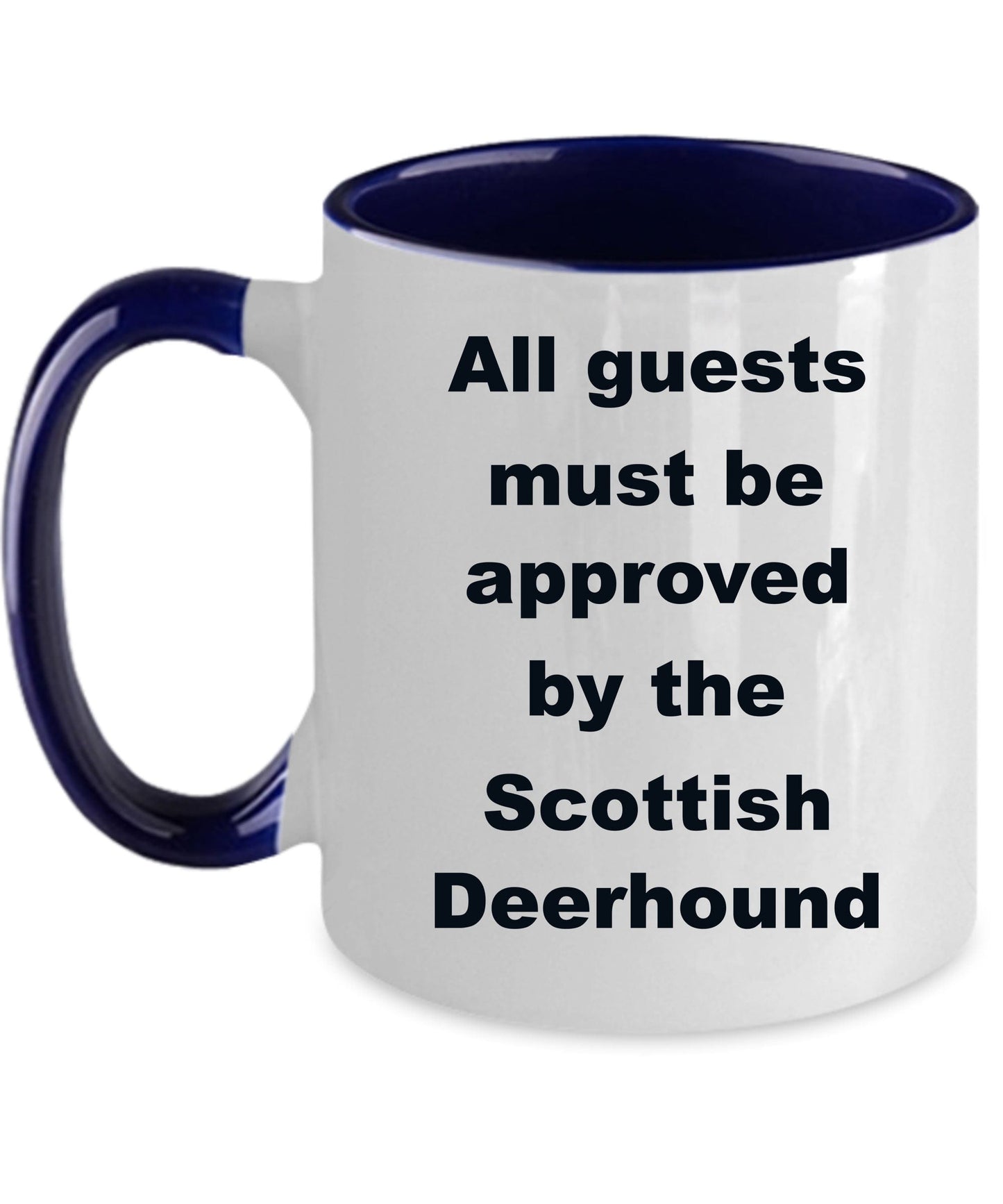 Scottish Deerhound Coffee Mug - All guests must be approved
