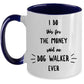 Best Dog Walker Gift I Do This For The Money Funny Sarcastic Coffee Mug
