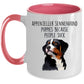 Appenzeller Sennenhund Puppies Because People Suck Funny Coffee Mug