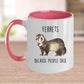 Ferrets Because People Suck Custom Ceramic Coffee Mug