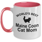 Maine Coon Cat Mom Coffee Mug