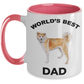 Shiba Inu Best Dad Coffee Mug