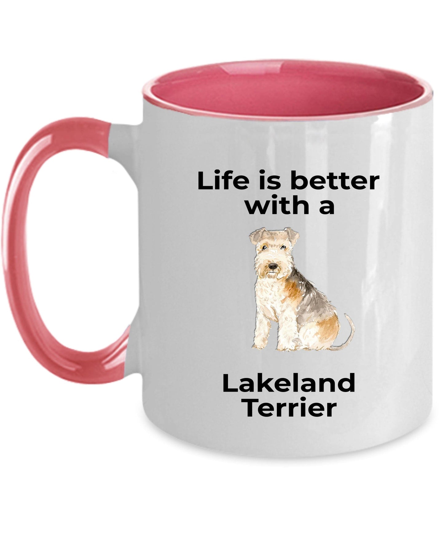 Lakeland Terrier Dog Coffee Mug - Life is Better
