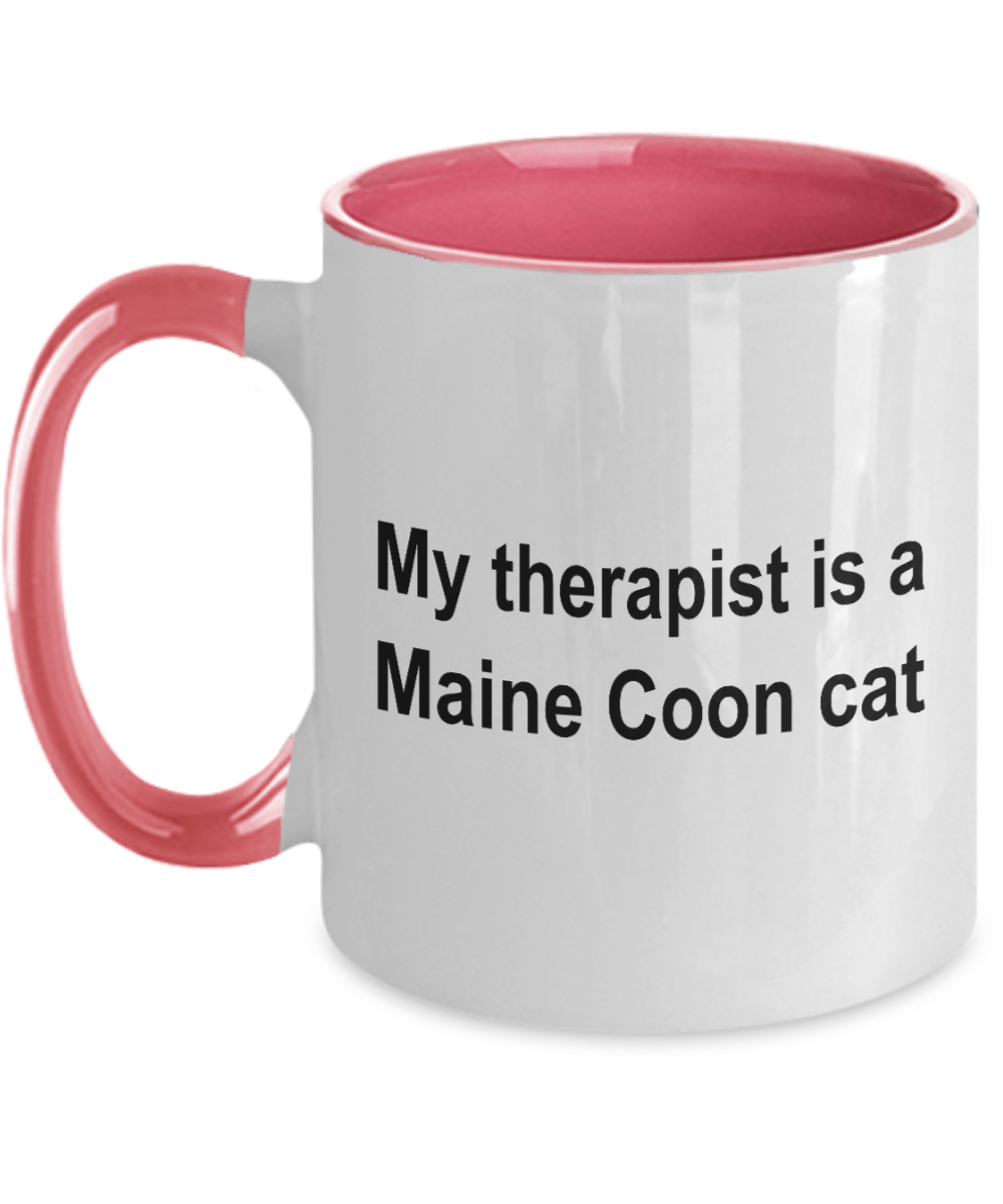 Maine Coon Cat Therapist Coffee Mug