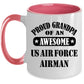 US Air Force Airman Proud Grandpa Coffee Mug