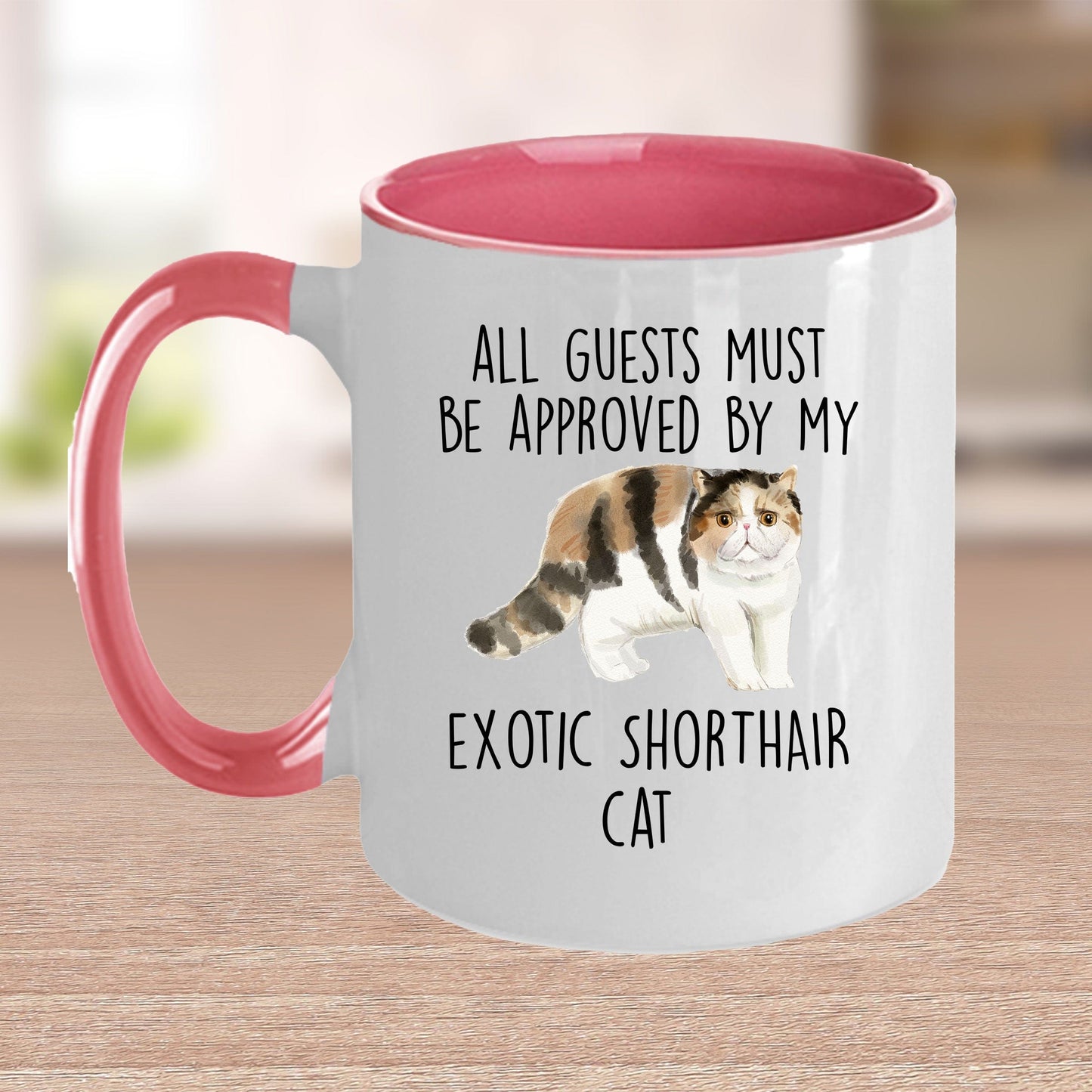Exotic Shorthair Cat Funny Coffee Mug