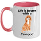 Cavapoo Coffee Mug - Life is Better