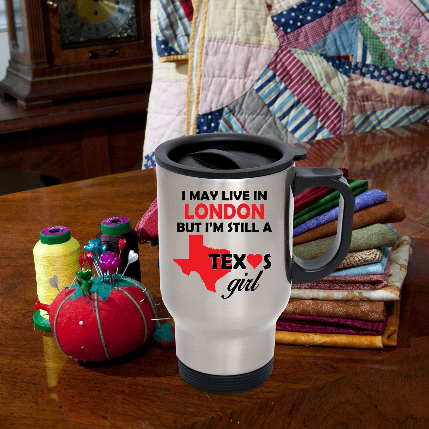 Texas Girl Living in London Travel Mug