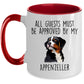 Funny Appenzeller Sennenhund -Guests must be approved Coffee Mug